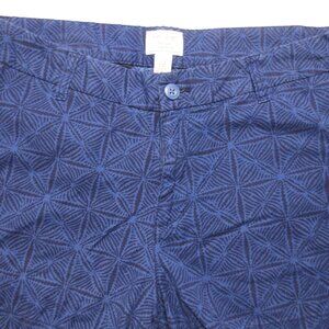GAP womens SHORTS khaki MID RISE blue LIGHTWEIGHT soft SIZE 12